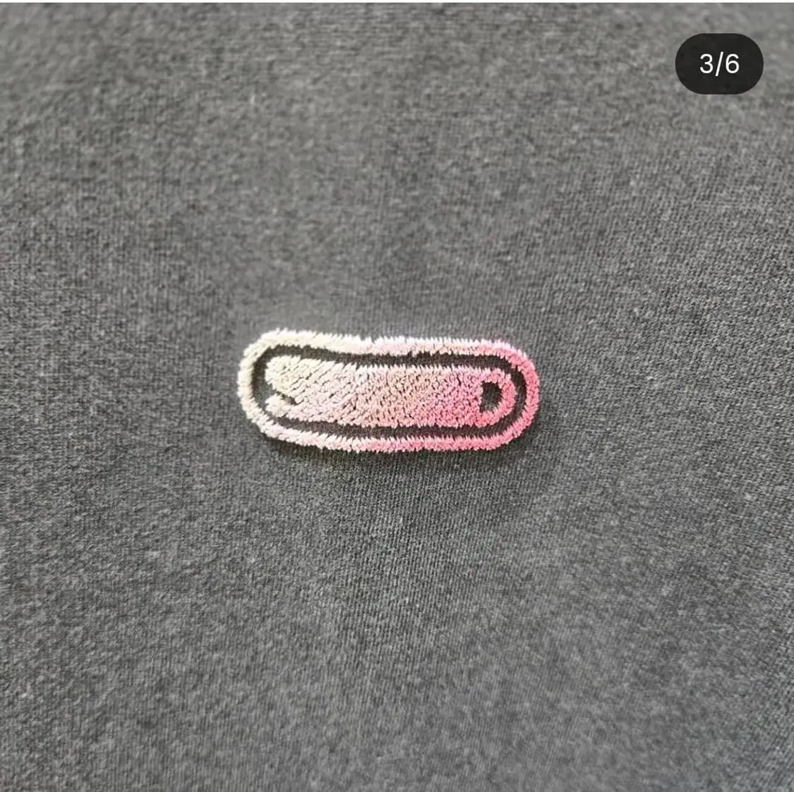 솔리드옴므 백로고 반팔티 새상품 (그레이 50) 상품이미지4