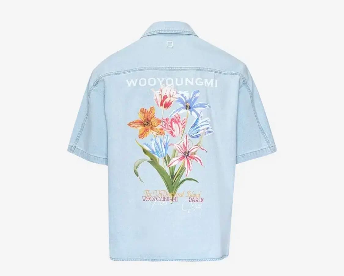 우영미 24ss 플라워 셔츠 새상품 (50) 상품이미지1