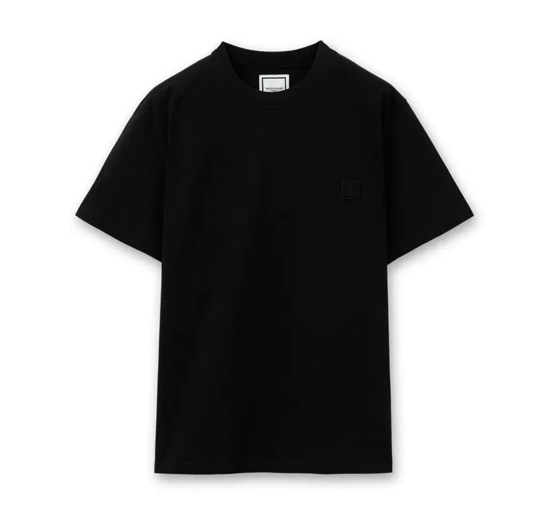 우영미 25fw 백로고 반팔 새상품 (블랙,화이트) 상품이미지2