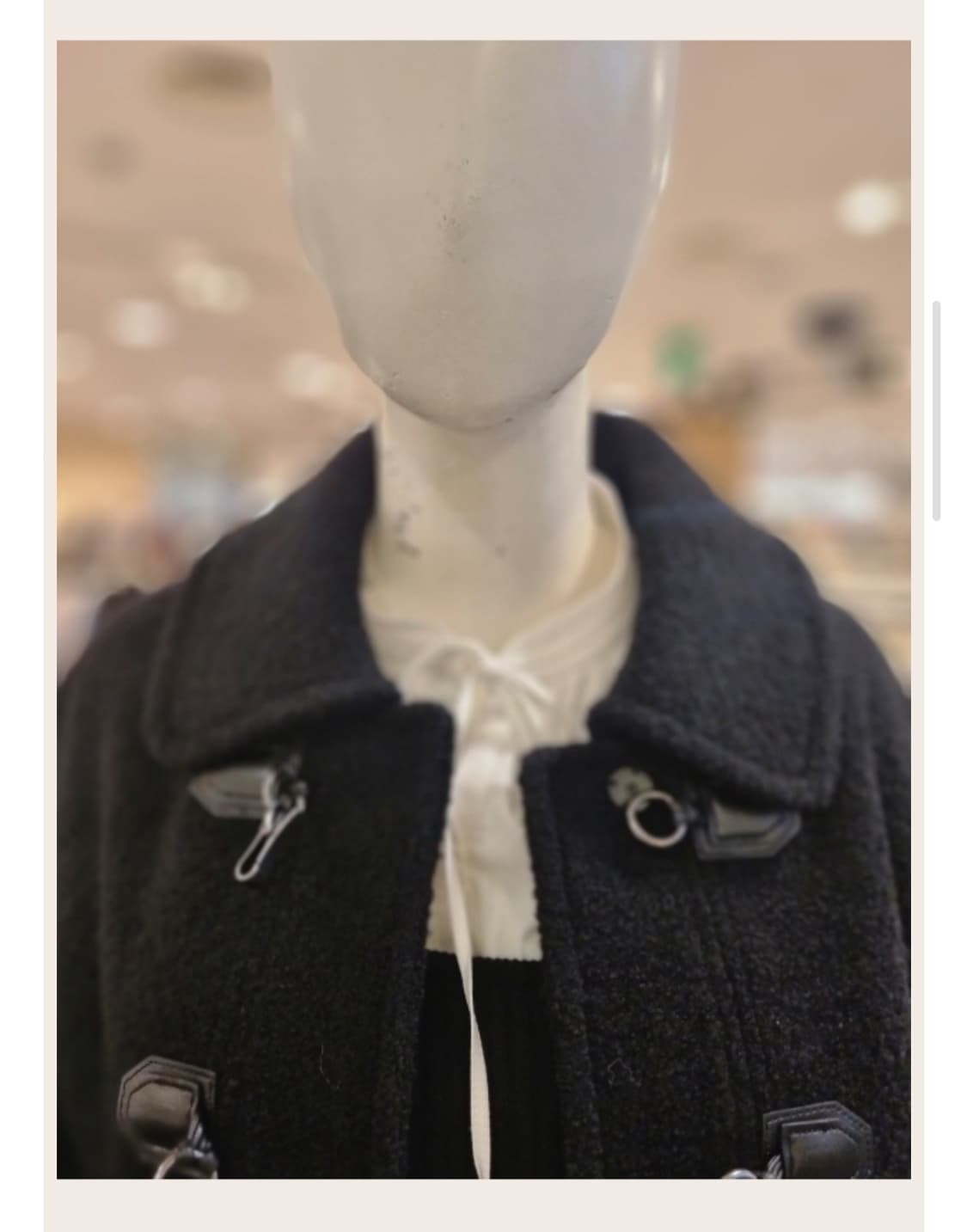 올리브데올리브 버클장식 부클 숏 핸드메이드 코트  상품이미지6