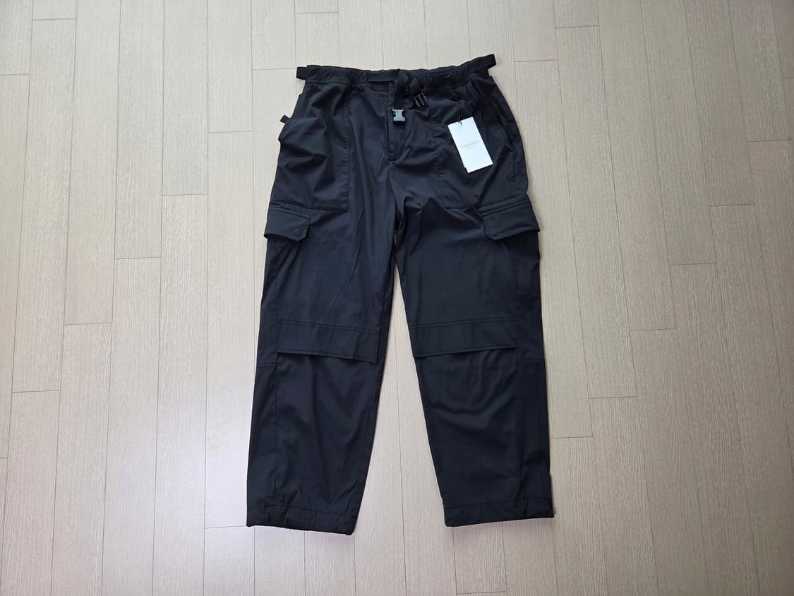 [정품] 송지오옴므 나일론 시어서커 트랙 팬츠 블랙 82 size 상품이미지1