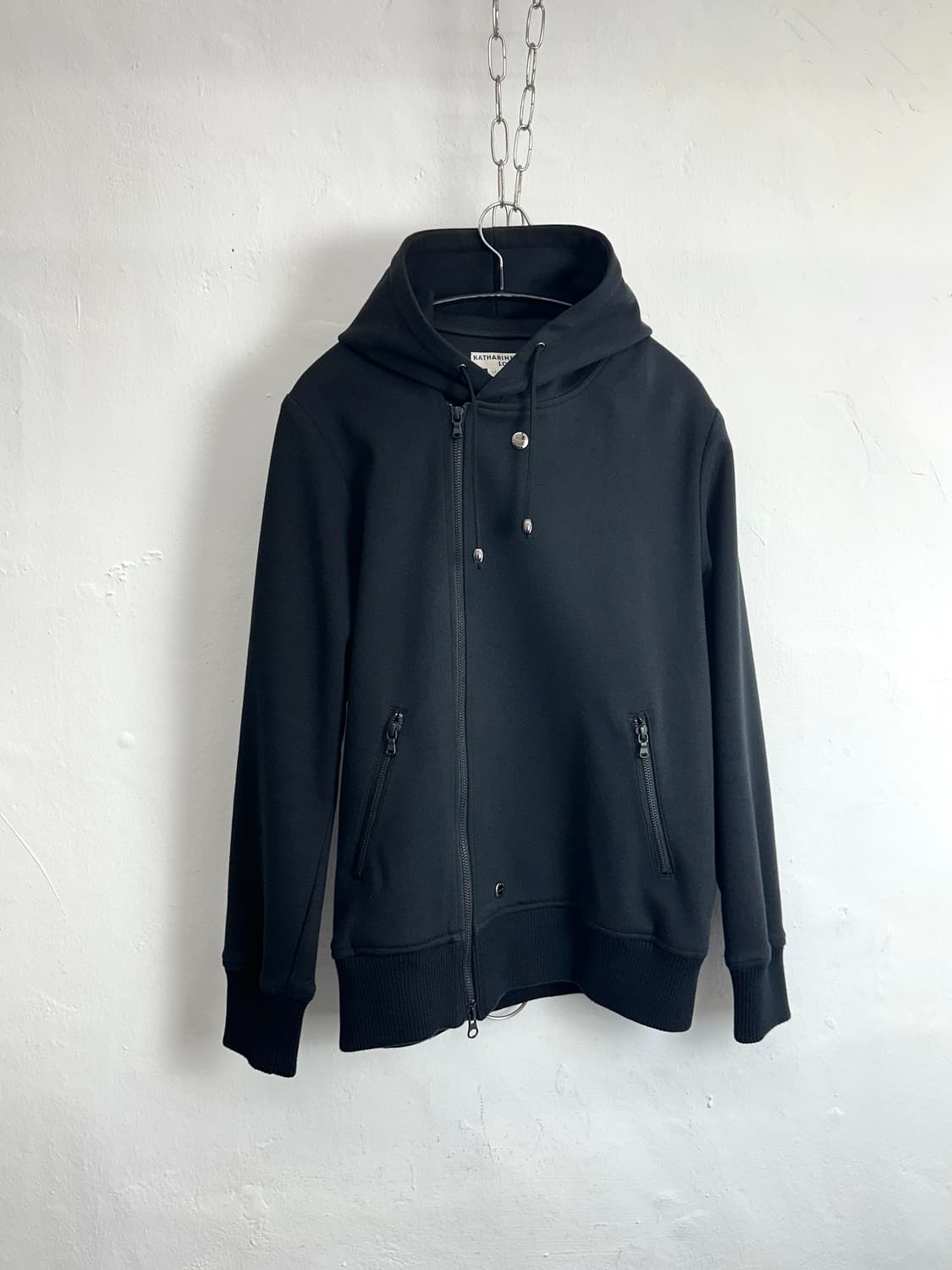 Asymmetric 2-Way Zip Hooded Jacket 상품이미지4
