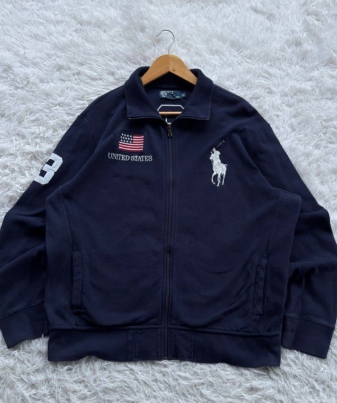 폴로 빅포니 성조기 집업 상품이미지1