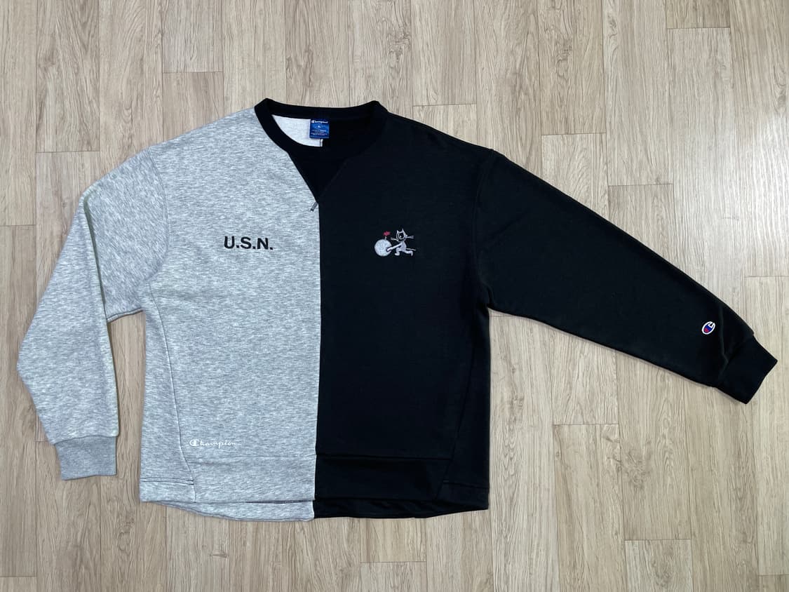 105) 챔피온 미군 펠릭스 V스티치 절개 맨투맨(RRL&LVC&폴로) 상품이미지2