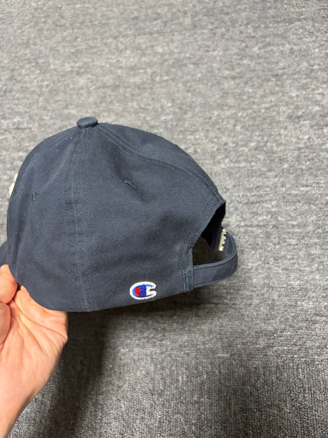 챔피온 NY 아플리케 볼캡 Navy 상품이미지3