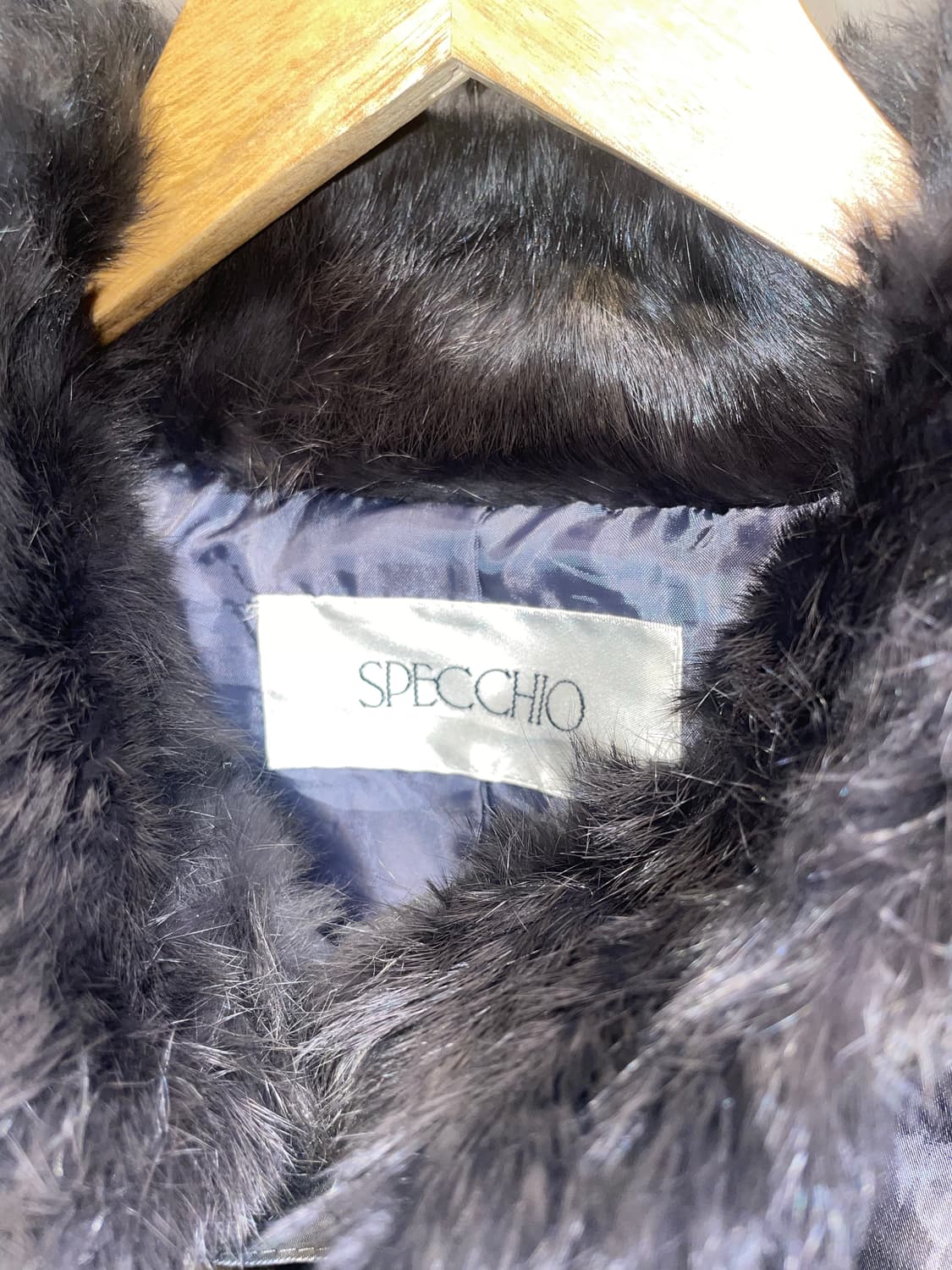SPECCHIO METALIC FUR TRIM COAT 상품이미지5