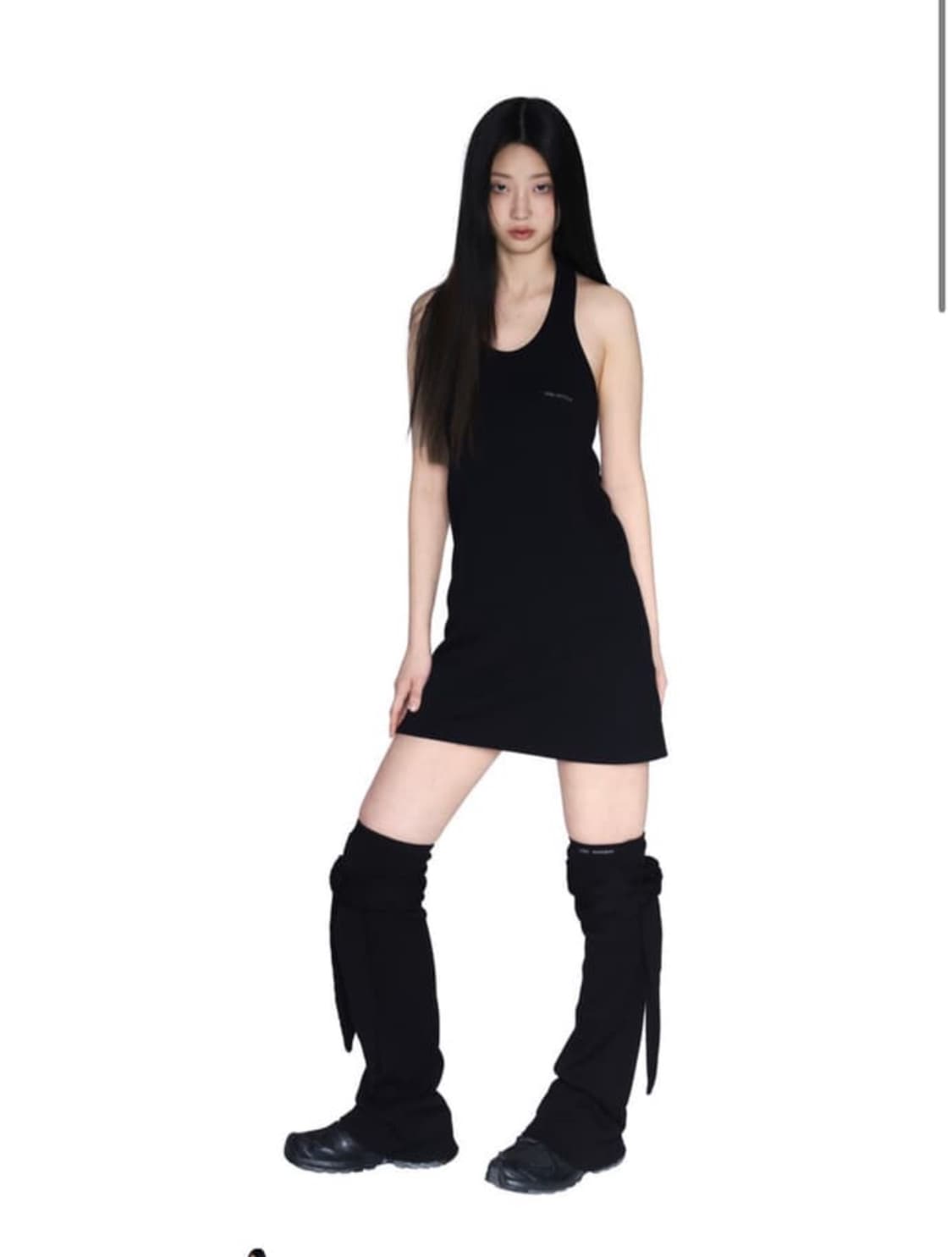 wsc 아카이브 레이어드 홀터넥 원피스 상품이미지2