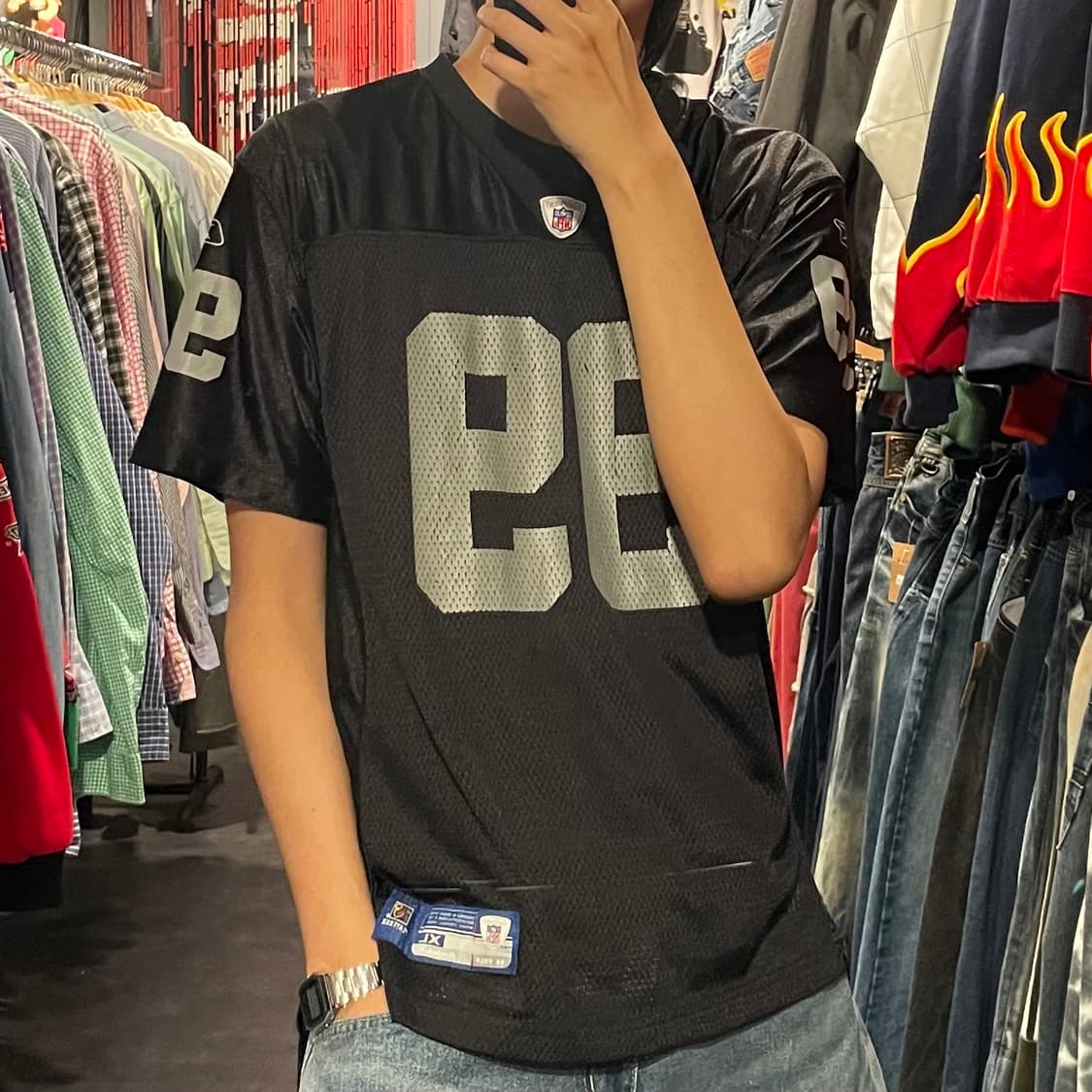 [IM] NFL X Rebok 블랙 No.99  반팔져지 상품이미지5