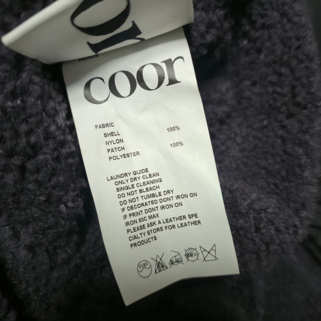 쿠어 CWU 리버서블 플라이트 봄버 블랙 상품이미지5