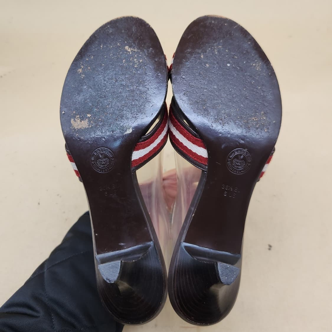 발리 여성 뮬 샌들 36.5 230 굽6 상품이미지3