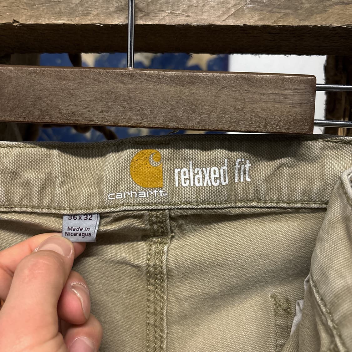 칼하트 릴렉스핏 스패너포켓 코튼캔버스 워크팬츠 N566 상품이미지8