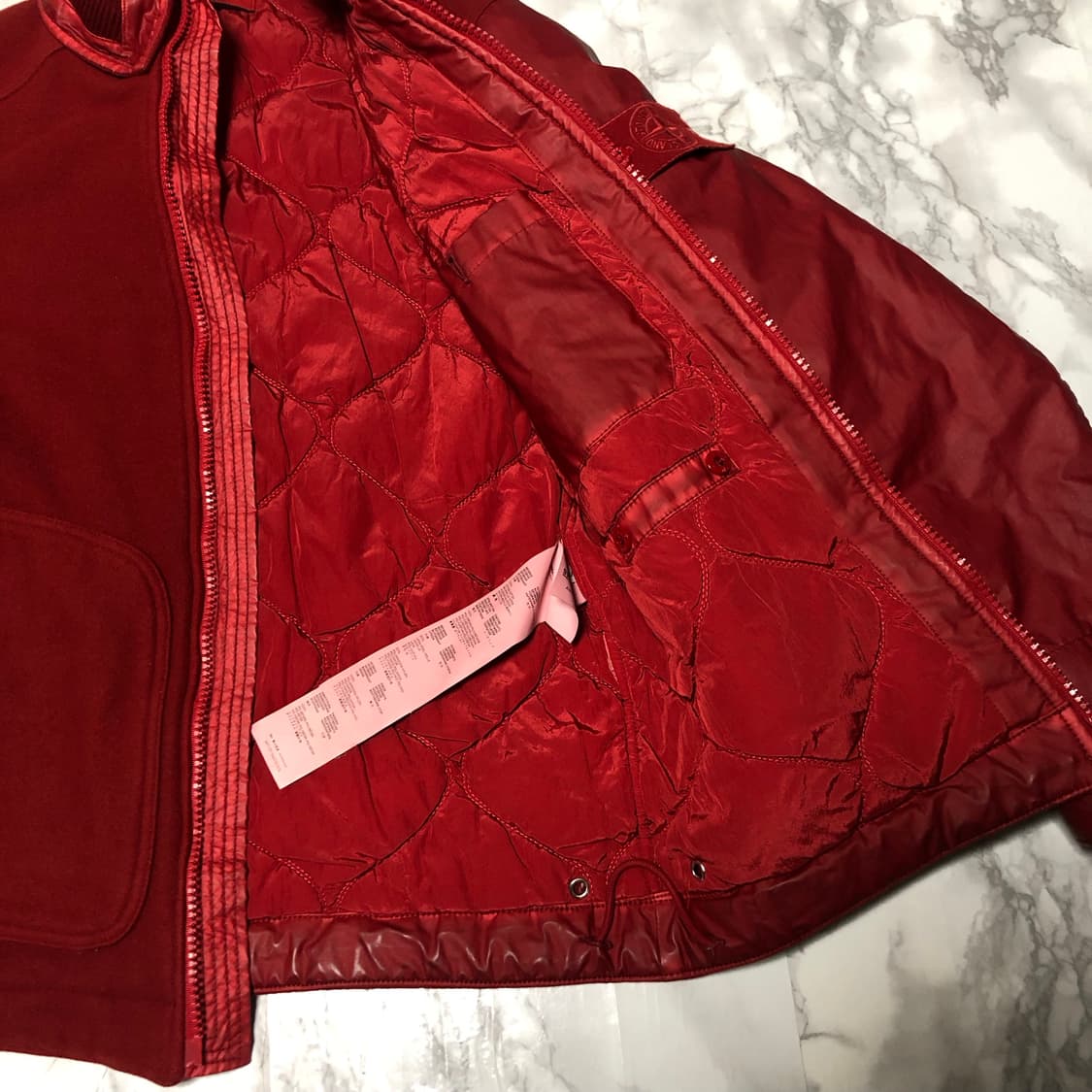 스톤아일랜드 고스트 자켓 초희귀 한정판 바시티 레드 상품이미지6