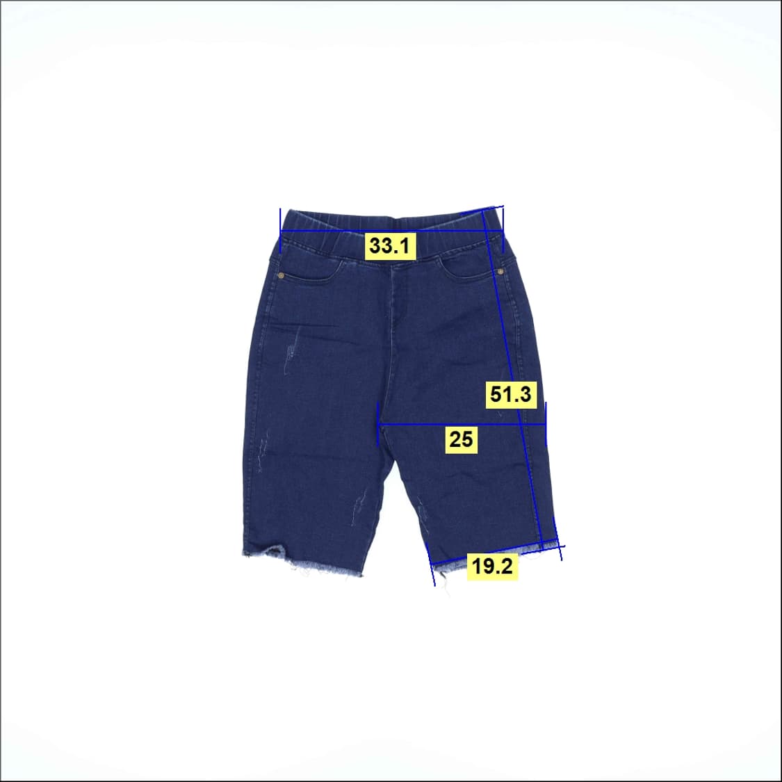 XL 빈티지 데님 반바지 0506M 상품이미지4