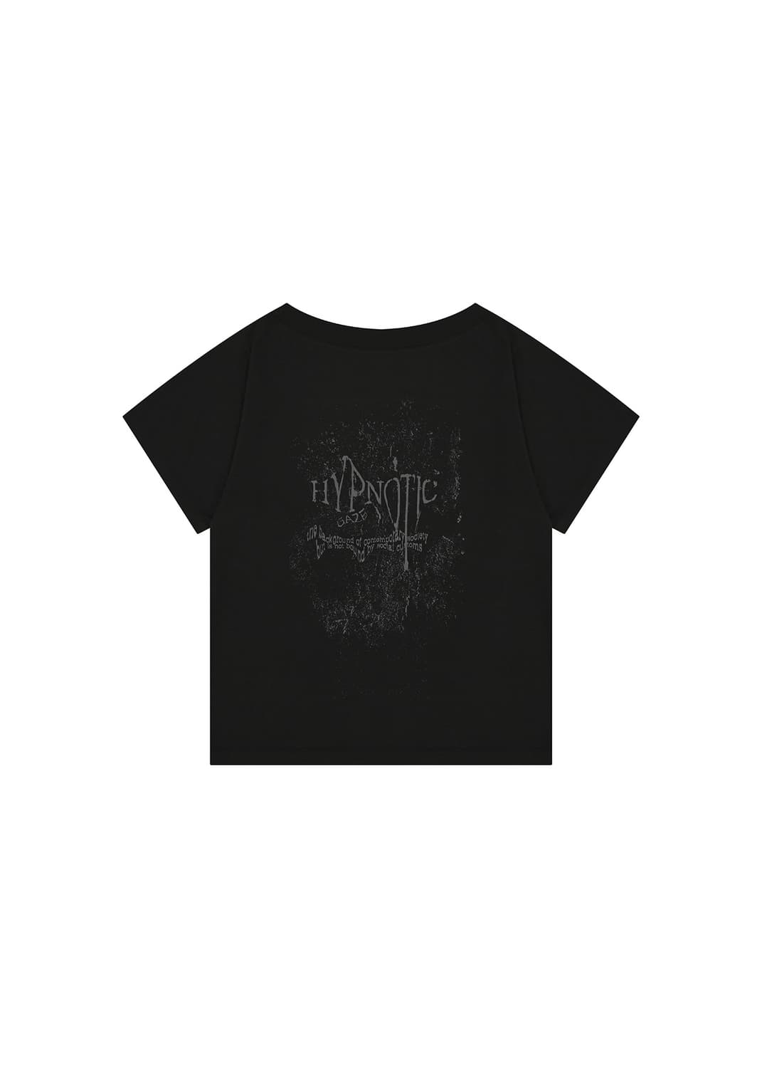 보헤미안서울 보헴서 히프나틱 보트넥 티, 블랙 상품이미지1