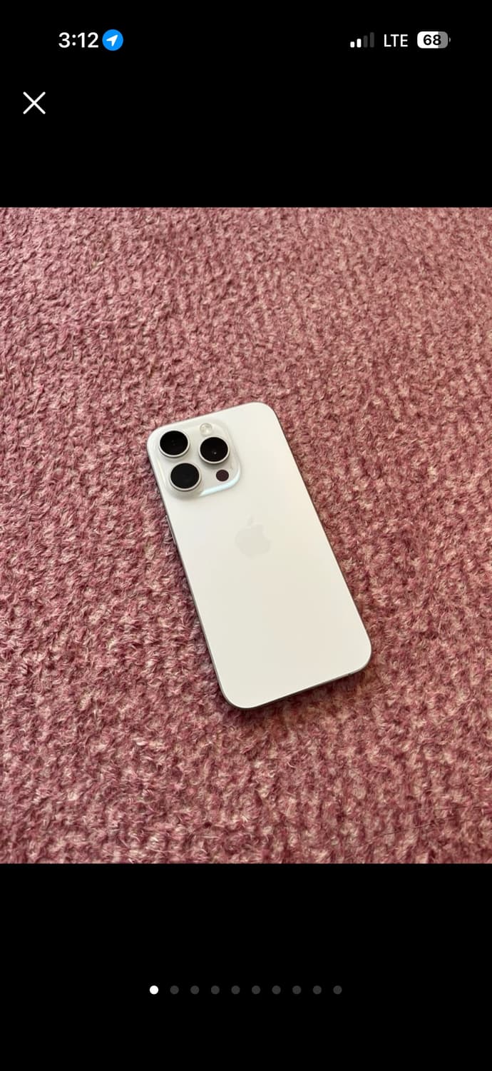 15프로 256gb 화이트 리퍼 후 3개월 사용 상품이미지1