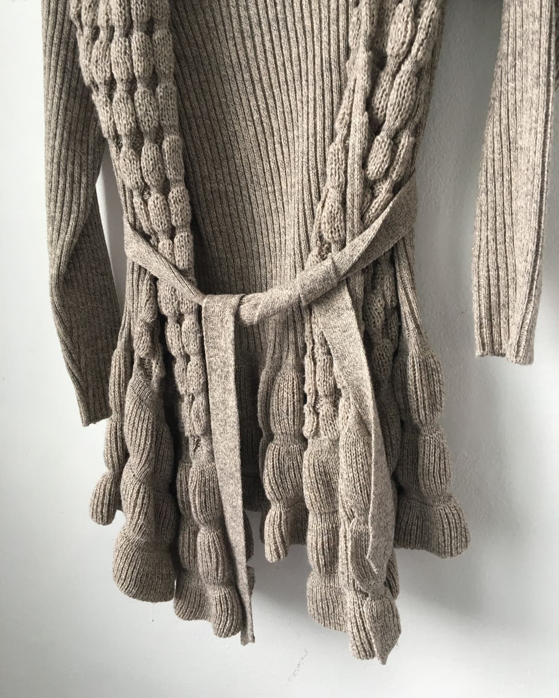 Drape knit cardigan 상품이미지3