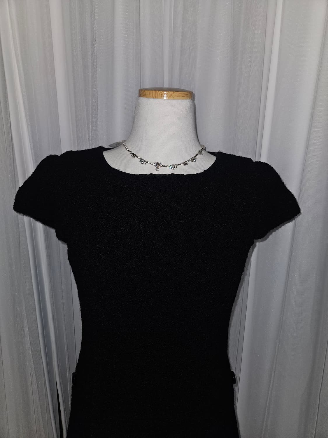 facade green 부클 블랙 히메 원피스 상품이미지2