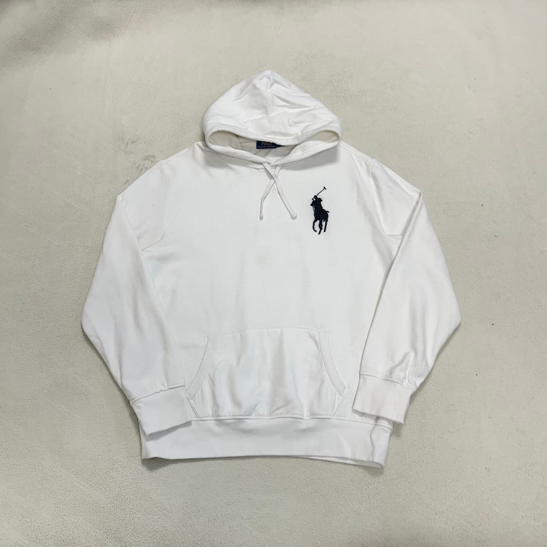 Polo White Big Pony Hoodie  상품이미지4