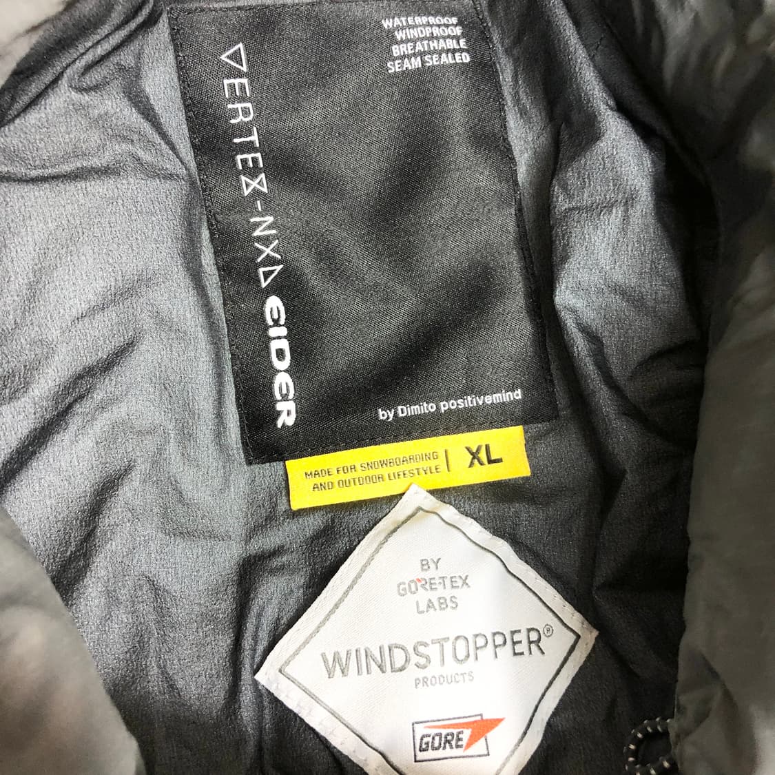 디미토 x 아이더 고어텍스 경량패딩 XL 상품이미지2