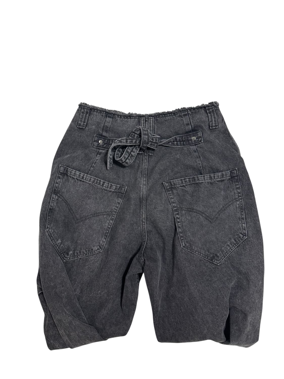 샵페어리 cut-off denim maxi pants (black) 상품이미지3