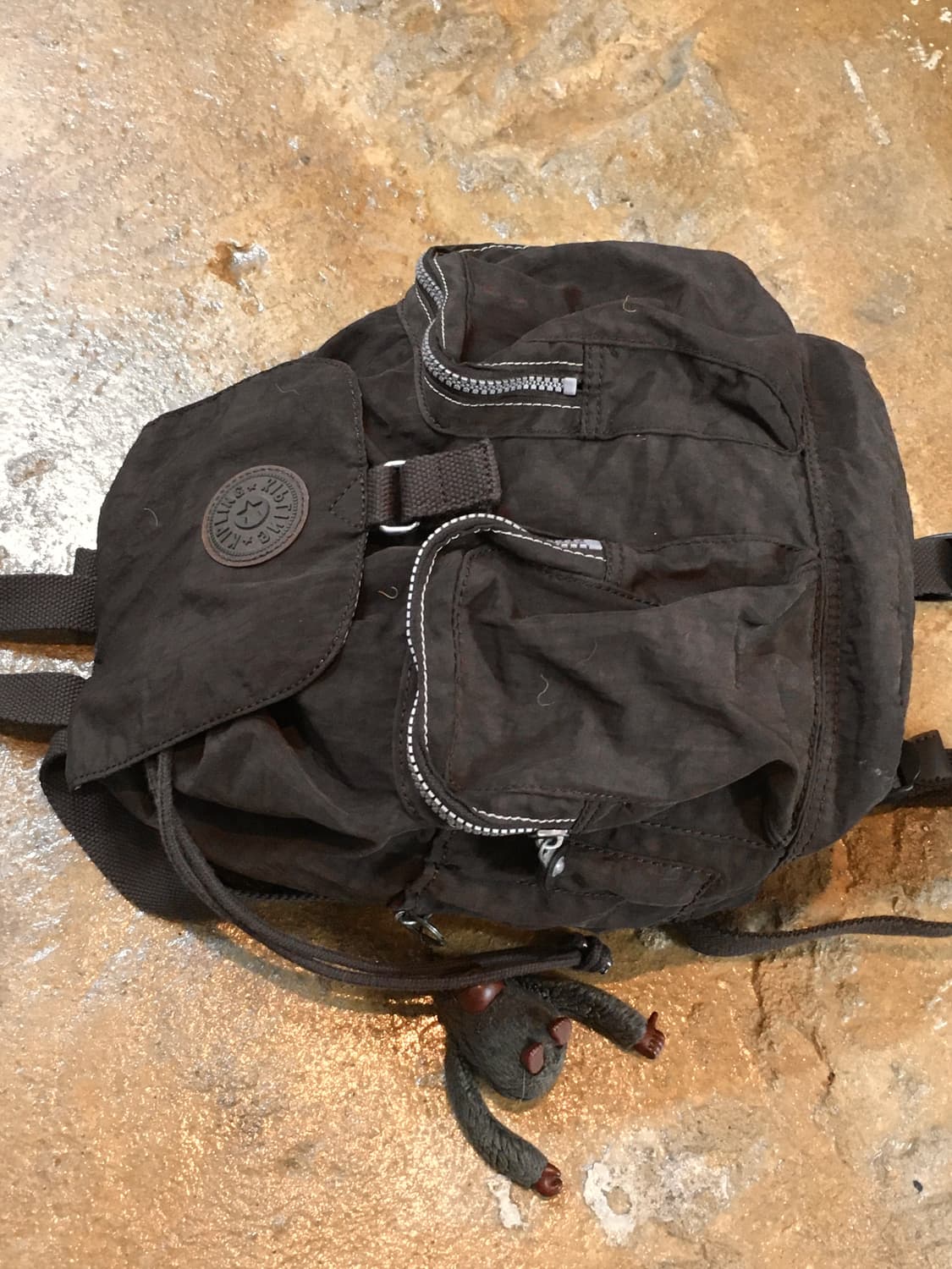 키플링 복조리 백팩 초콜릿색상 상품이미지6