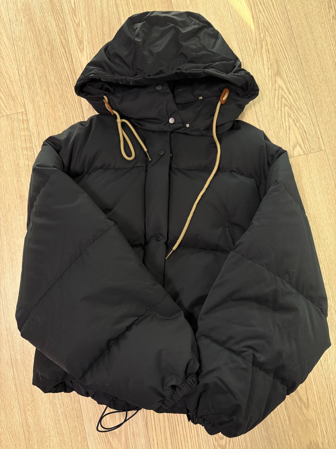 낫띵리튼 구스다운 후드 숏패딩 상품이미지3