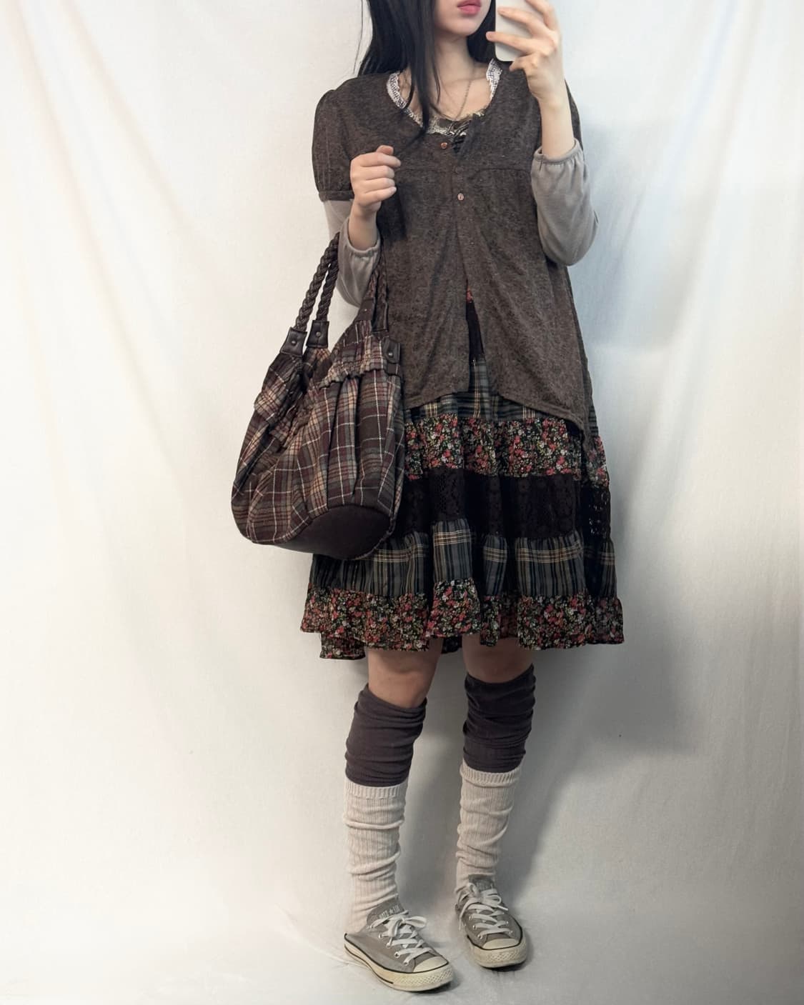 패치 워크 원피스/스커트 상품이미지6