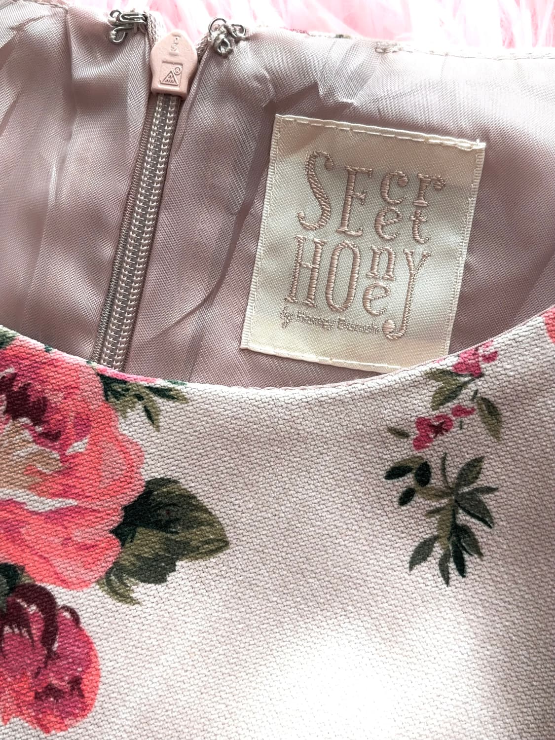 시크릿허니 시허니 플라워패턴 원피스 상품이미지4