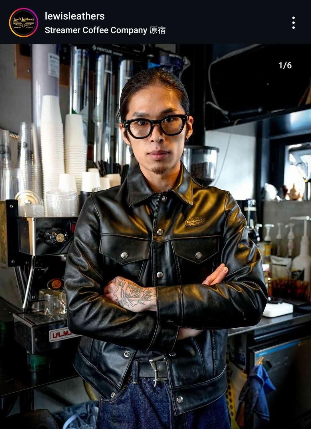 (42) 루이스레더 988 웨스턴 홀스하이드 레더 자켓 블랙 상품이미지9