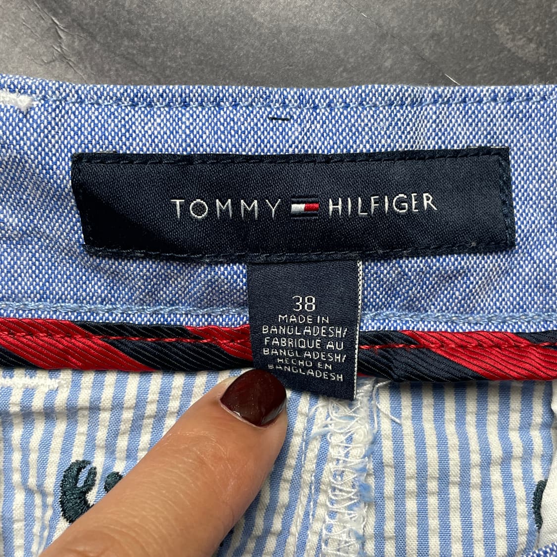 TOMMY HILFIGER 토미힐피거 스트라이프 하프팬츠 A01229 상품이미지9