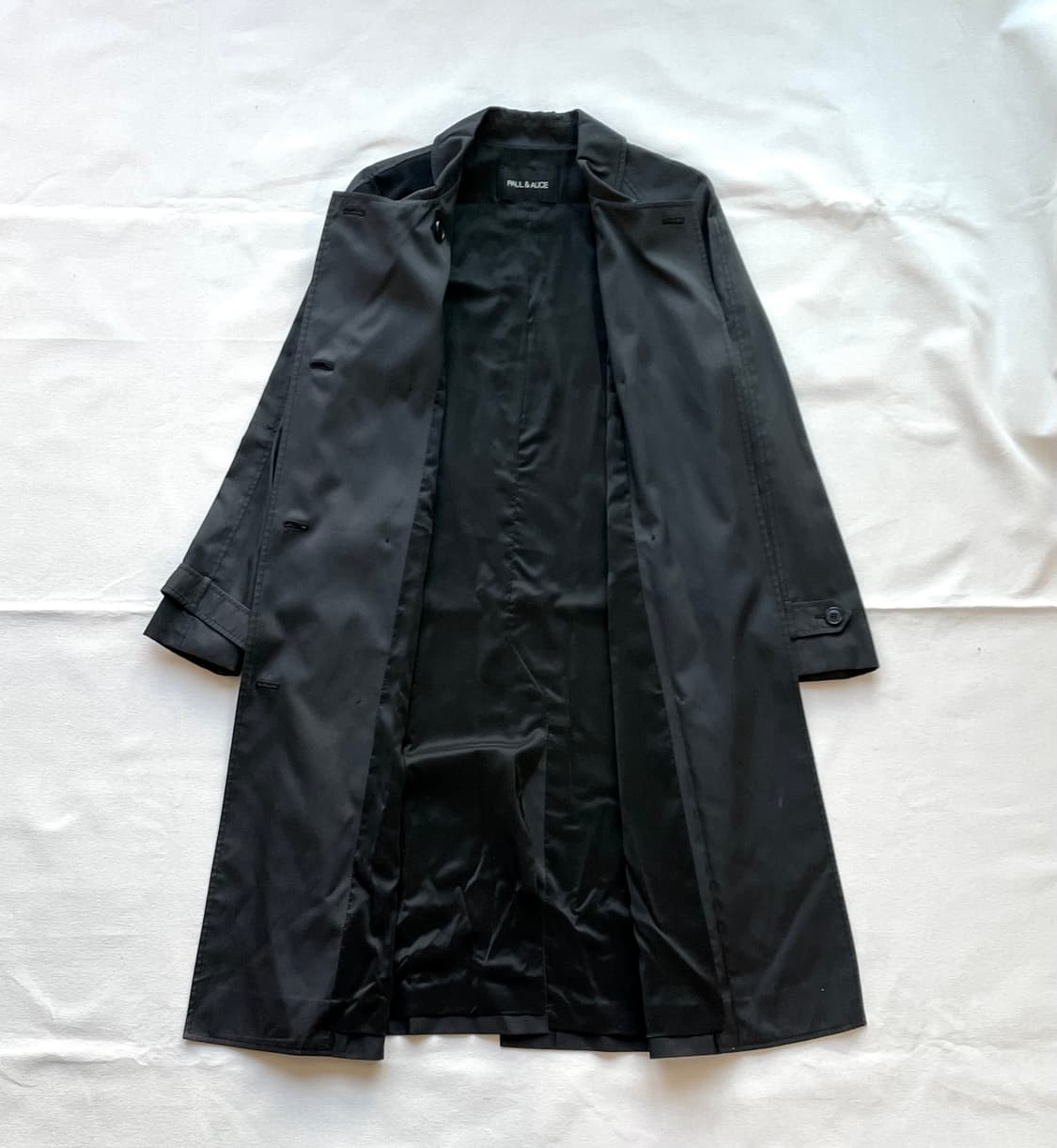 폴앤엘리스 PAUL&ALICE 나일론 트렌치 코트 자켓 더블 더플 코트 상품이미지6