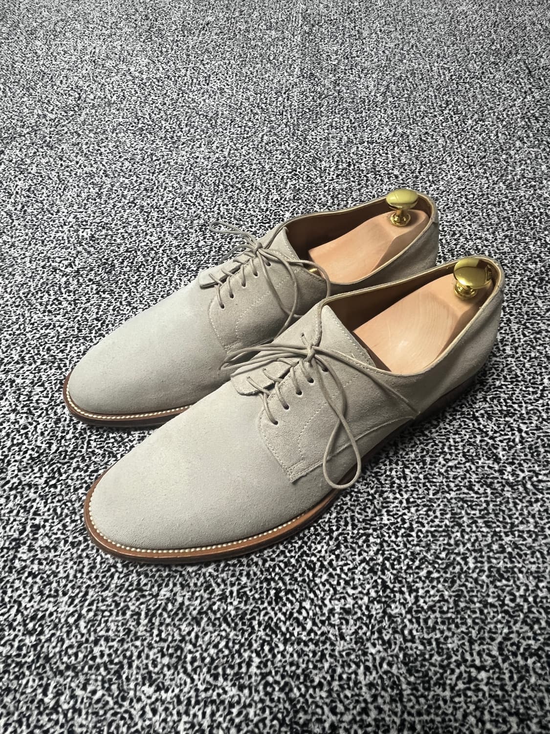 브룩스브라더스 탄 스웨이드 더비 US8.5 상품이미지1