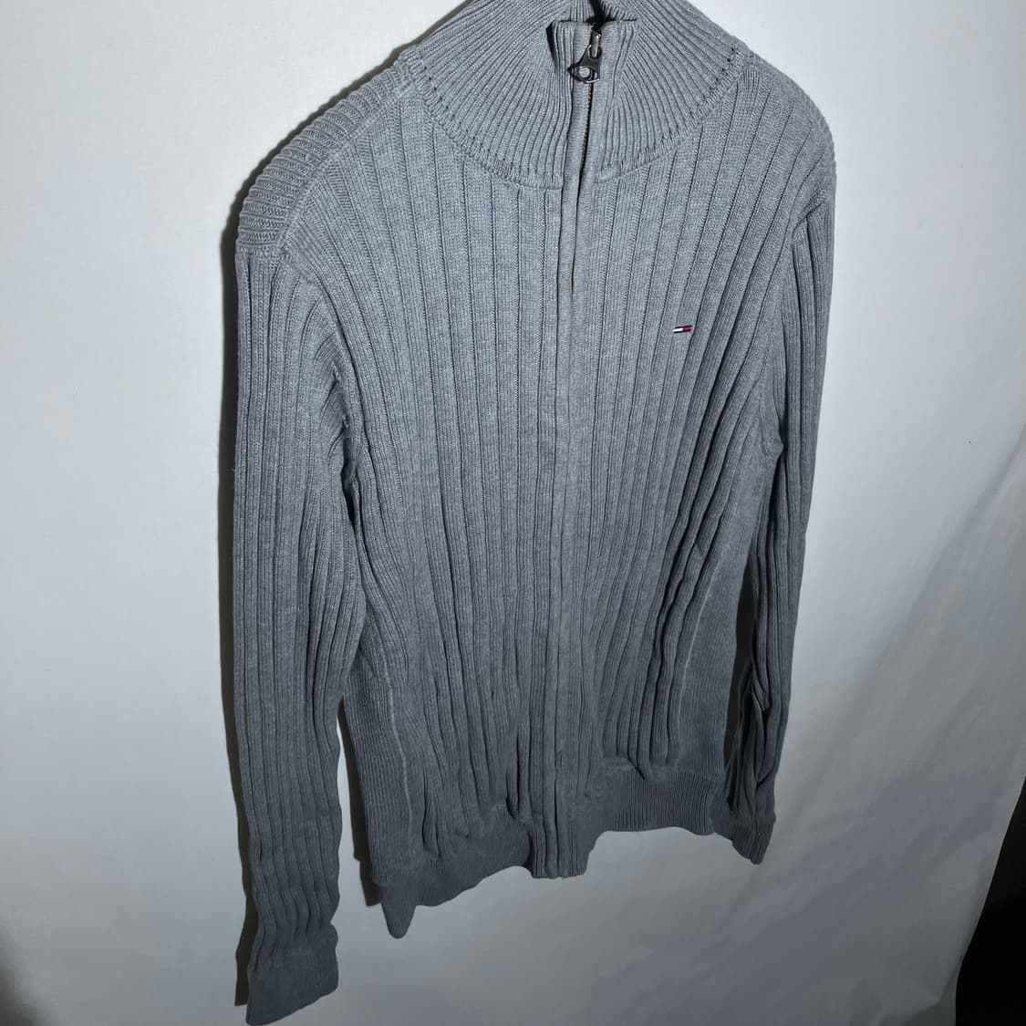 M)타미힐피거 데님 니트집업 상품이미지1