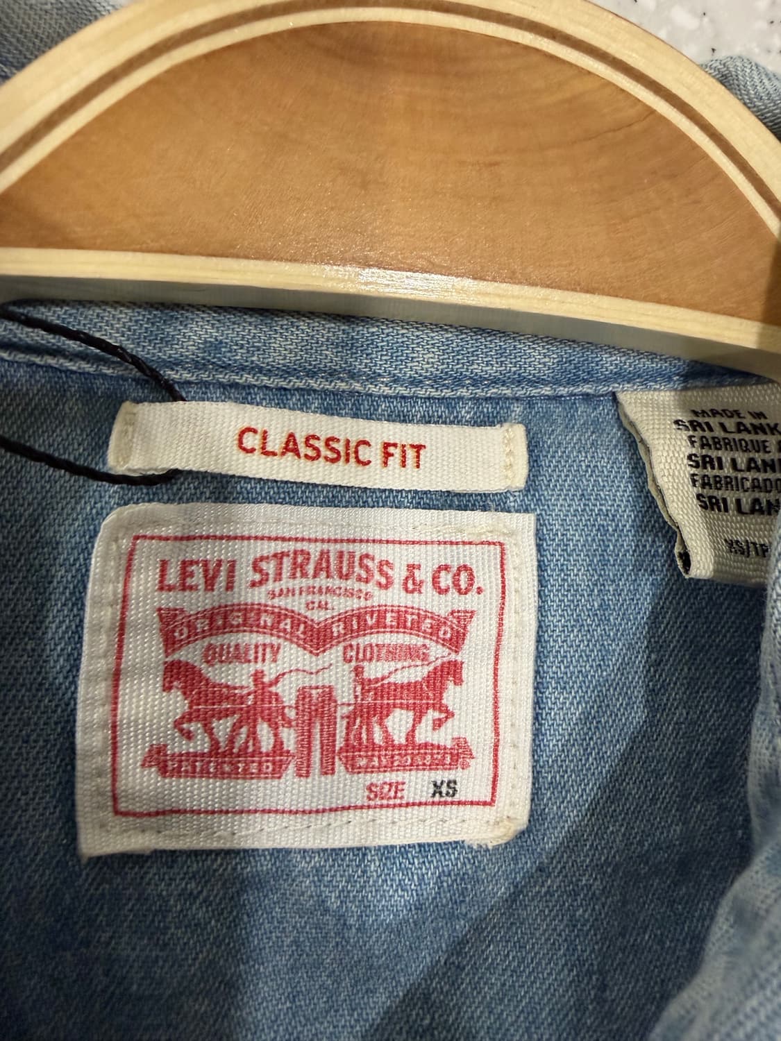 320. 리바이스 데님셔츠 청셔츠 상품이미지2