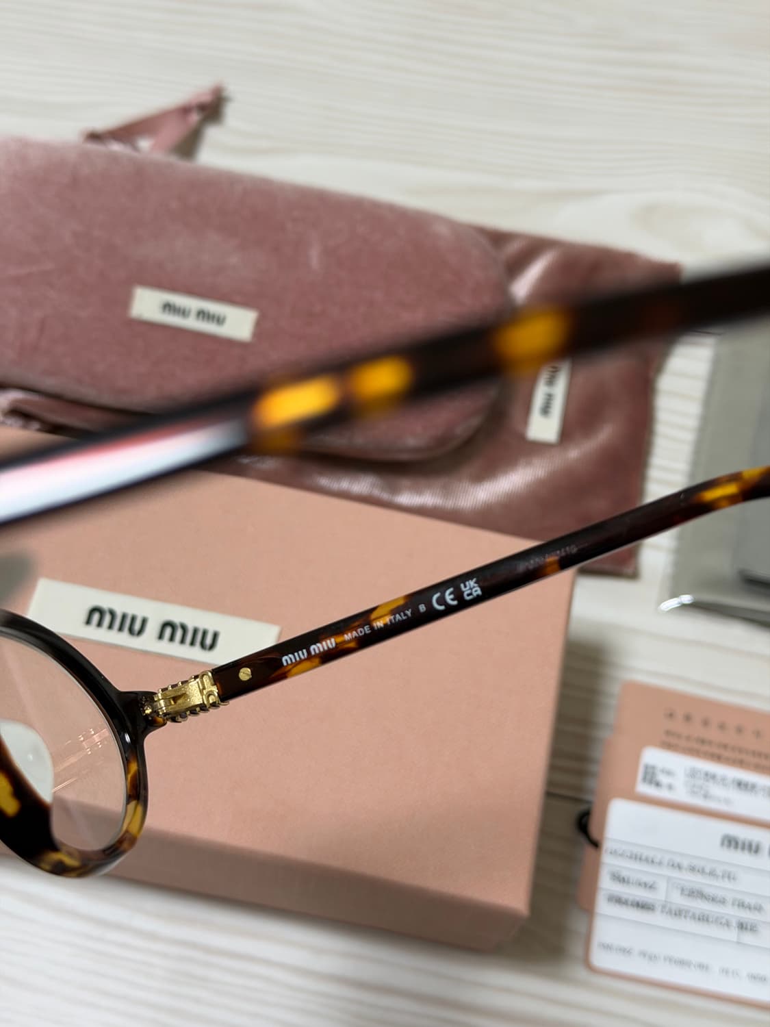 MIUMIU 미우미우 리가드 안경 상품이미지3