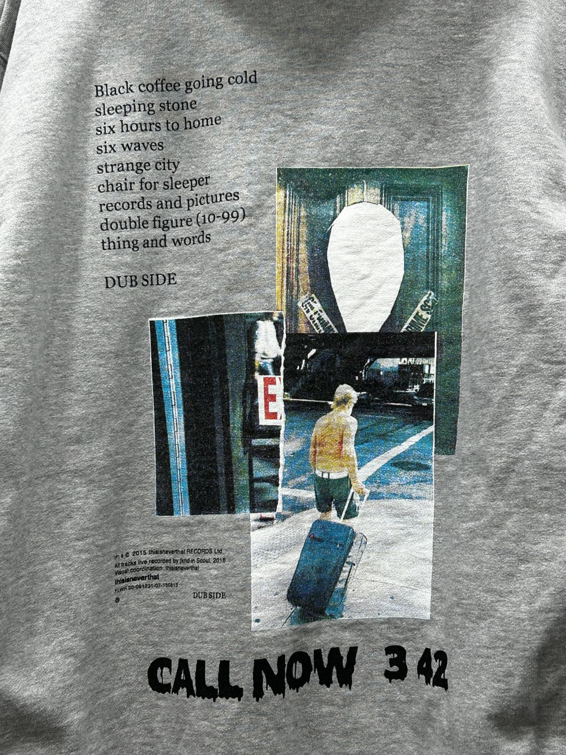 디스이즈네버댓 안감기모 콜나우 후드티 M 상품이미지9