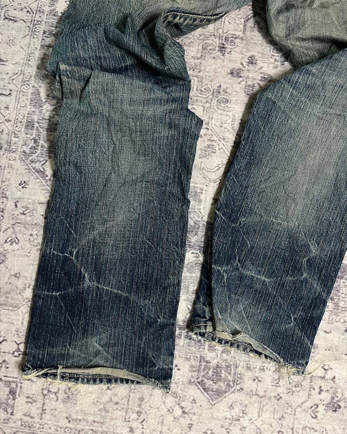 Y2K Distressed Cargo Denim Pants 상품이미지10