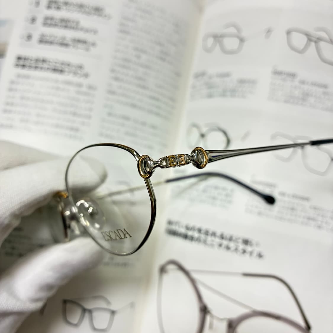 ESCADA 에스카다 에스까다 티타늄 실버골드 안경 상품이미지4