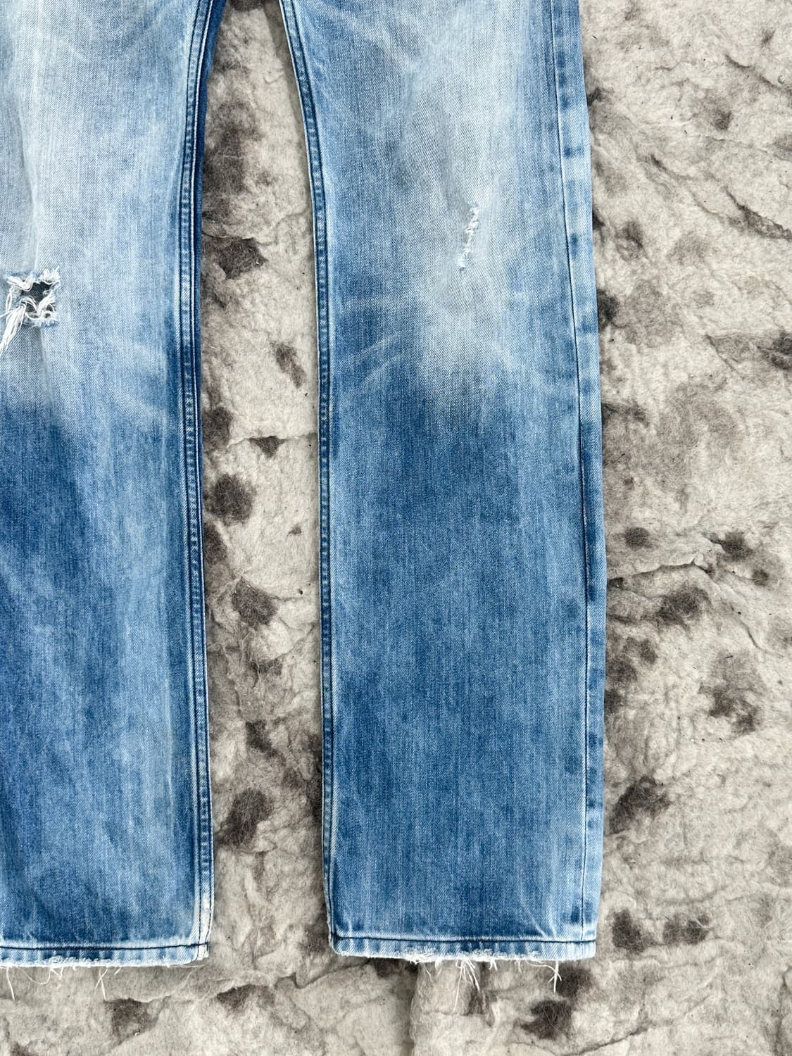 디젤 워시드 스트레이트 데님 팬츠 상품이미지9