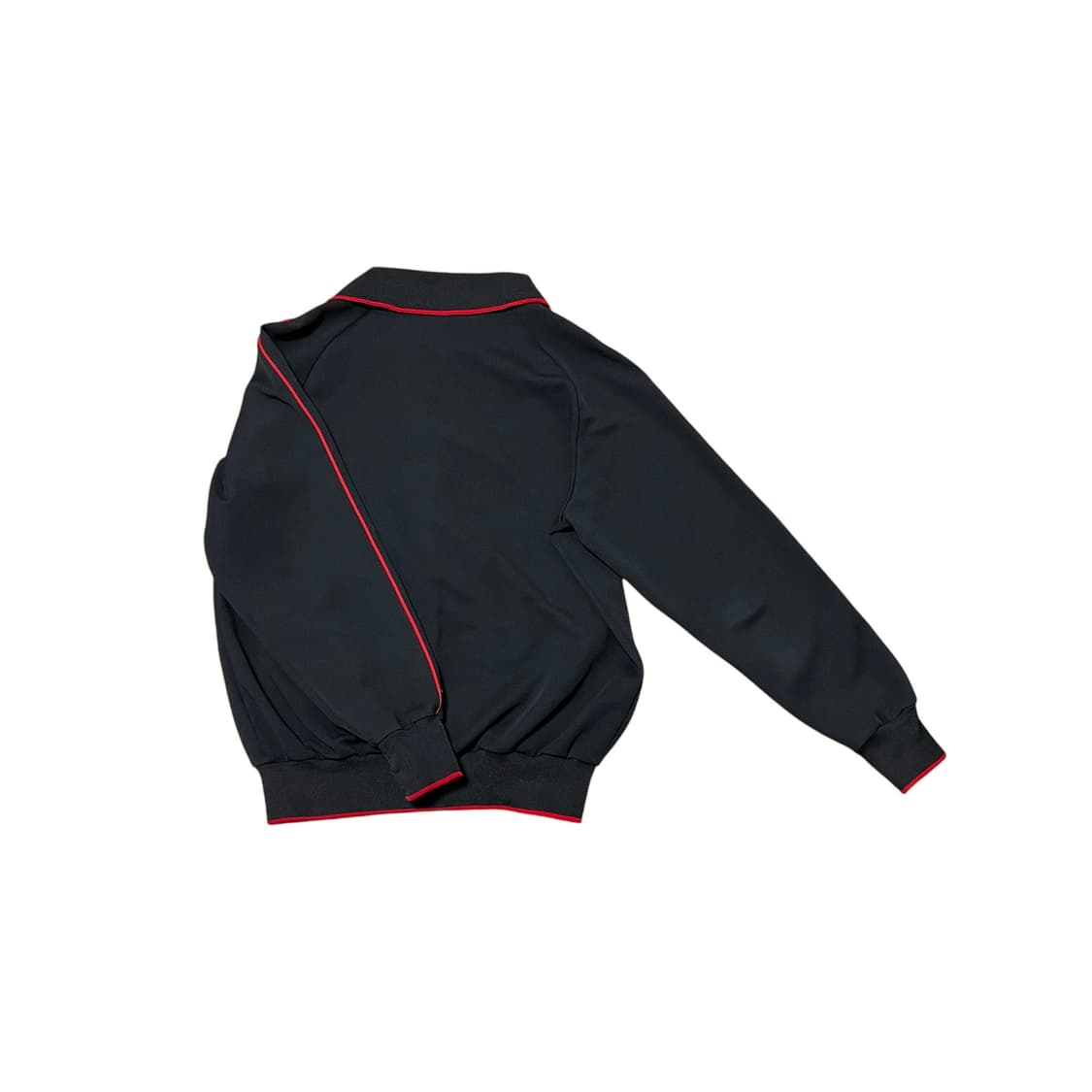 80s 아디다스x데상트 블랙 레드 져지 상품이미지2