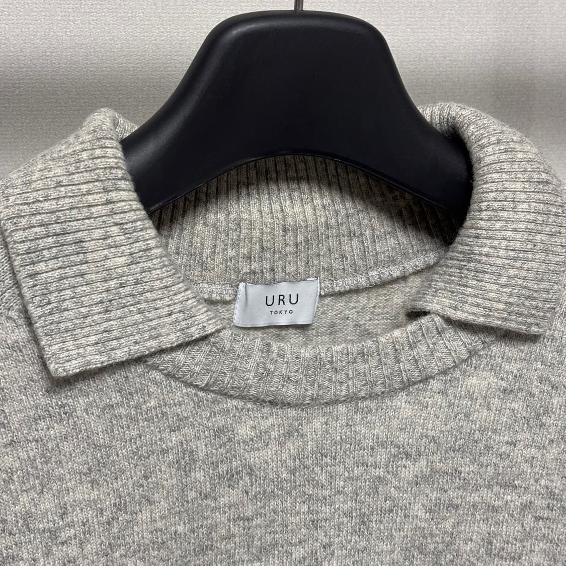 2) uru 우루 램스울 카라 니트 상품이미지2
