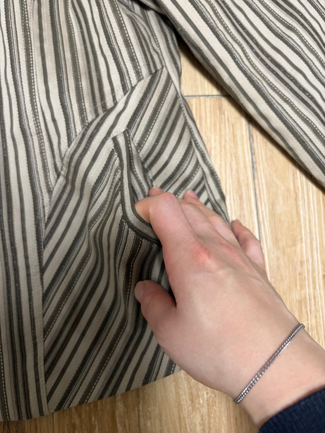 빈티지스트라이프자켓  상품이미지4