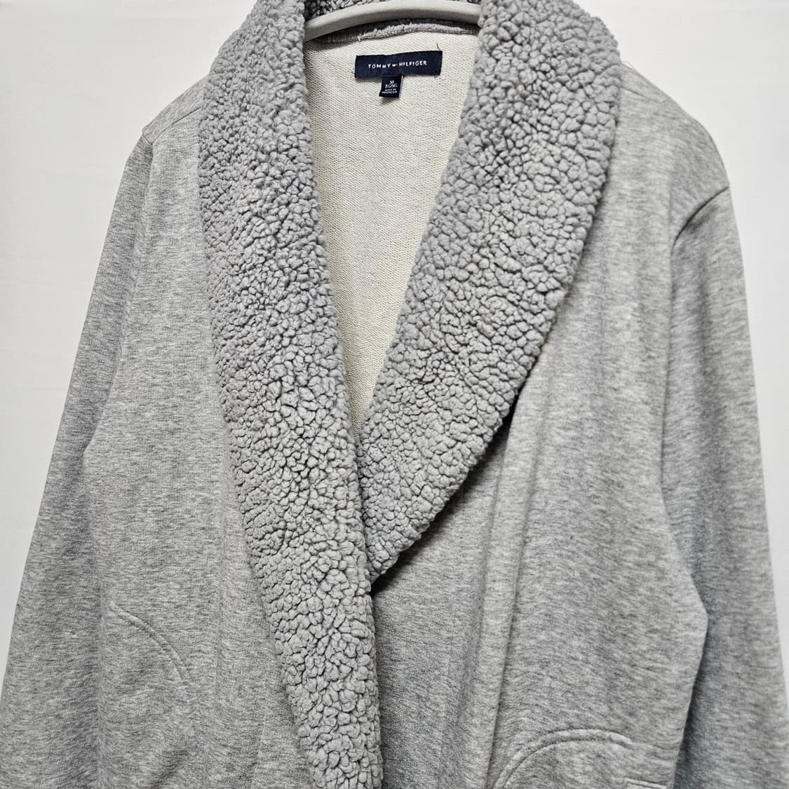 타미힐피거 숄카라 플리스 가디건 XL 상품이미지2