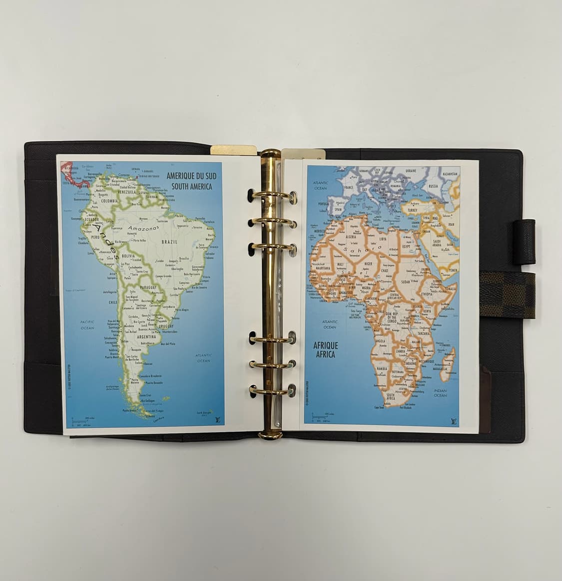 루이비통 다미에 라지 링 아젠다 다이어리 커버 상품이미지7