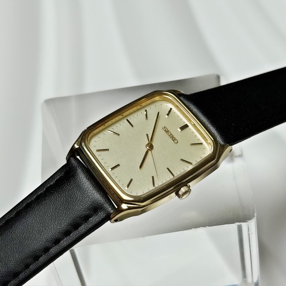 80's90's 세이코 빈티지 스퀘어 탱크 미니멀 워치 상품이미지5