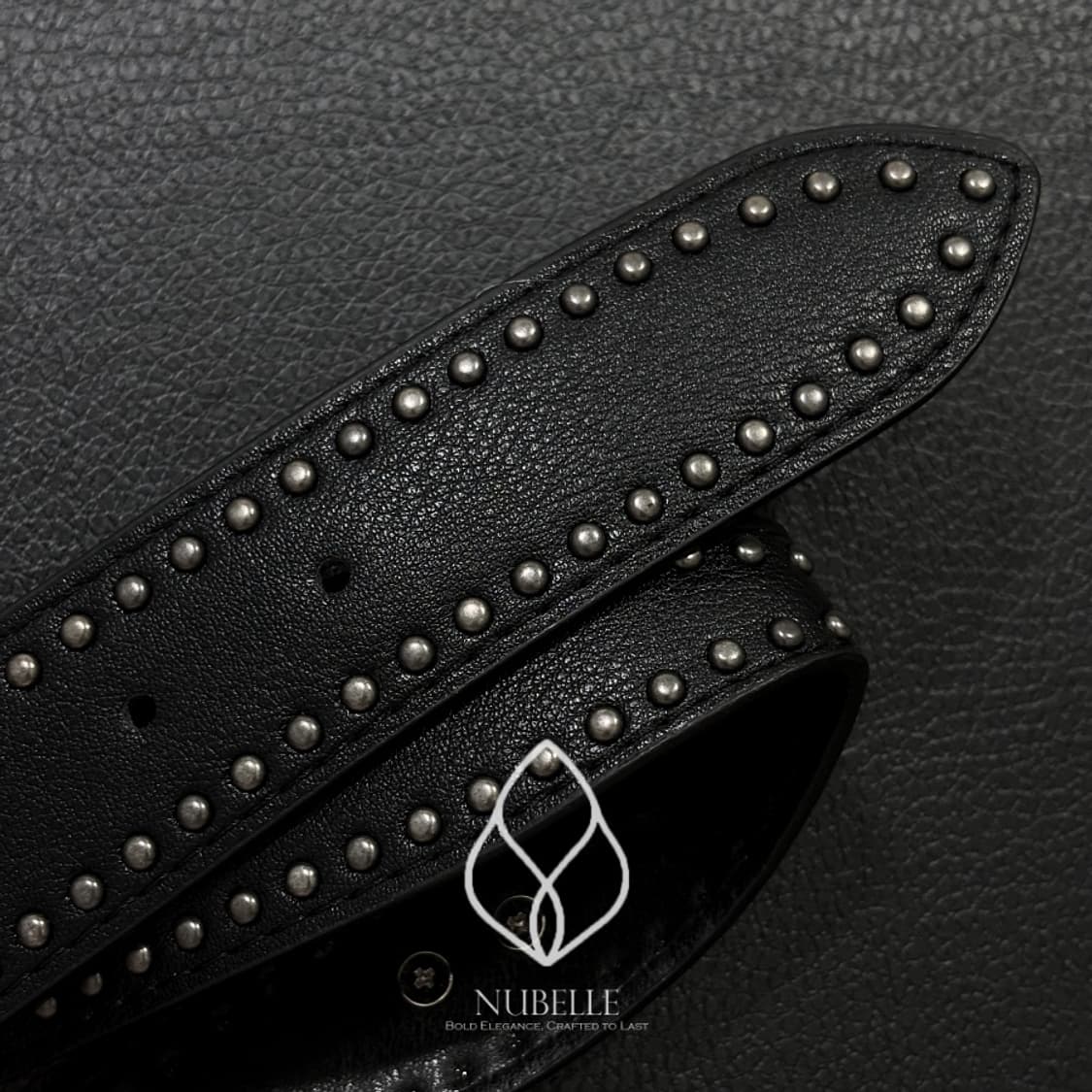 🌗 Convex stud western belt / 에스닉 웨스턴 벨트 상품이미지5