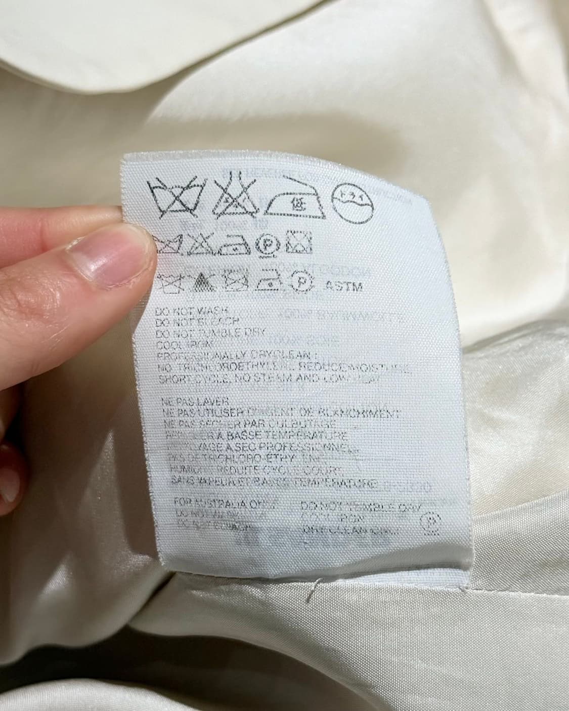 질샌더 아이보리 싱글 브레스티드 블레이저 상품이미지9