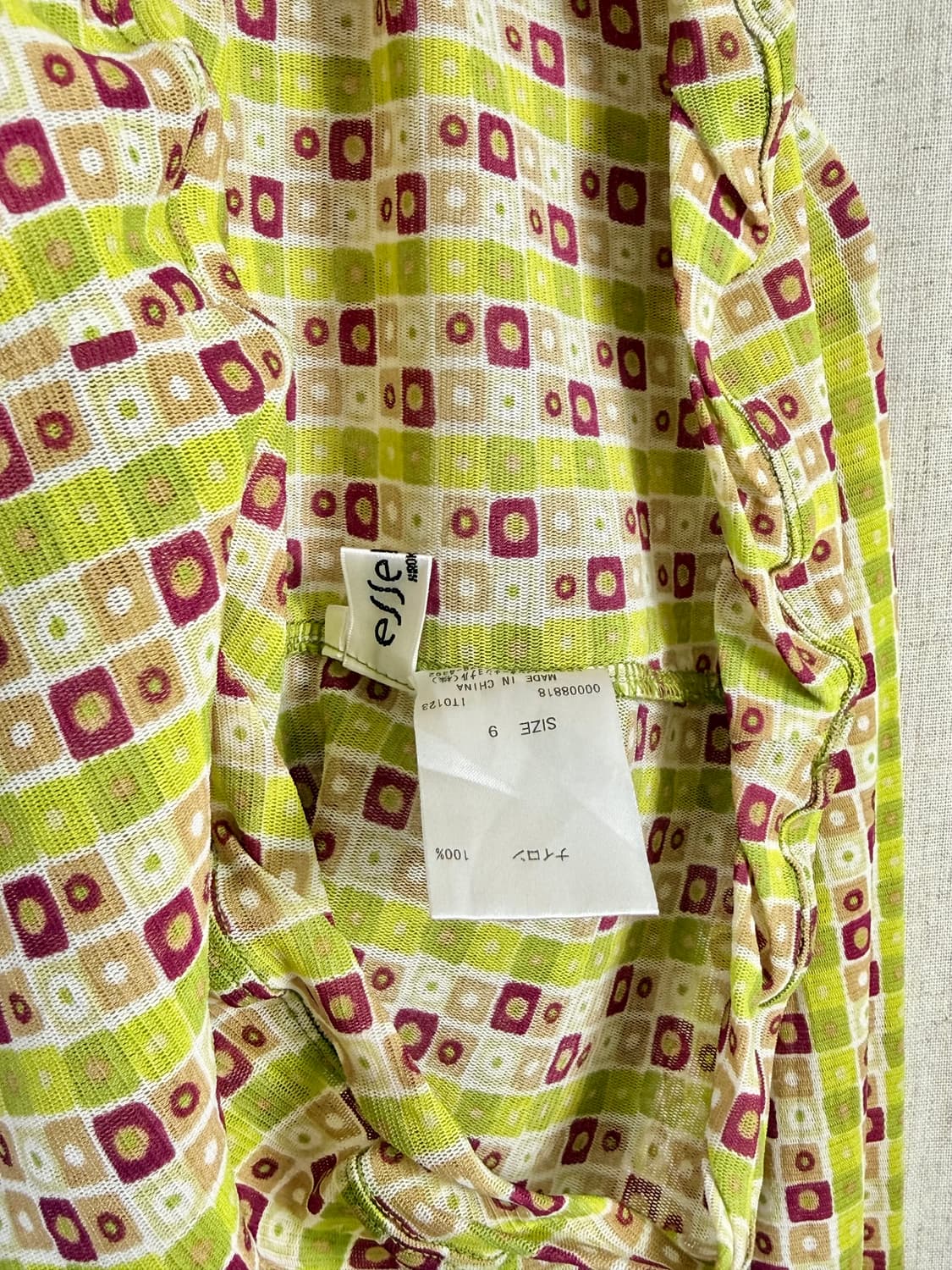 Essential Hiroko Bis 매쉬 패턴 터틀넥 탑 상품이미지7