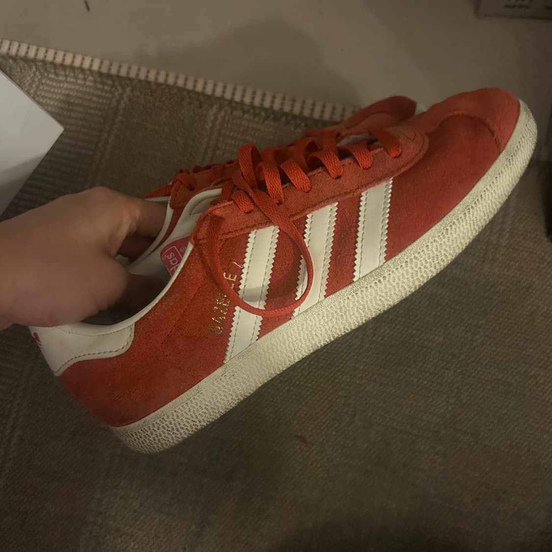 아디다스 가젤 스웨이드 250 오렌지 상품이미지3