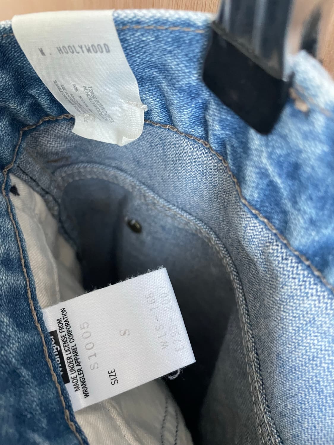 엔헐리우드 랭글러 플레어 데님 팬츠 상품이미지7